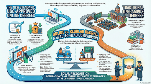 Online Degree Courses in India 2026 Guide – Eligibility, Fees & Best Universities